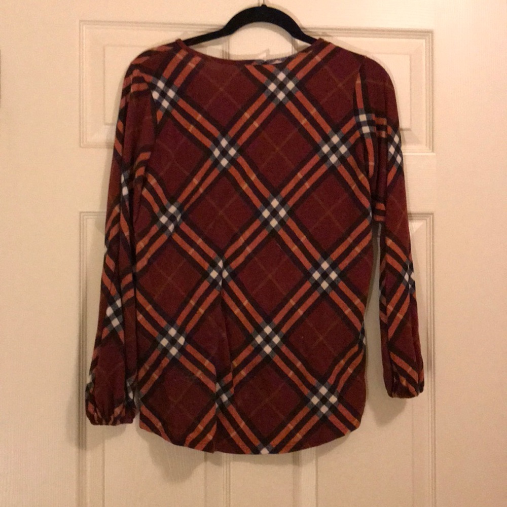 Rust Patterned Top - Picture 2 of 2